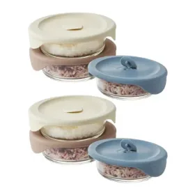 바로 한끼 밥용기 355ML 2세트 총 6개