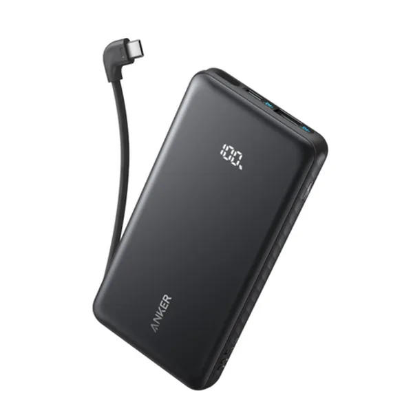 ANKER 졸로 20000mAh 22.5W 보조배터리 (C타입 케이블 일체형) 블랙