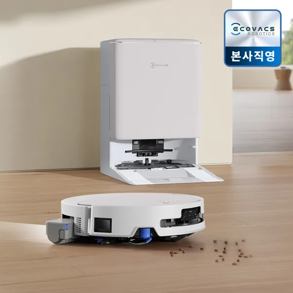 에코백스 T90 물걸레로봇청소기 AI 올인원 로청 에코벡스 (희망일 설치)
