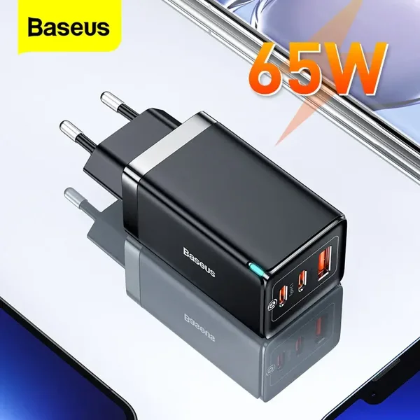 Baseus-65W GaN 5 Pro USB C, QC 4.0 3.0, PD USB c형 아이폰 14 프로 맥북 고속 충전기