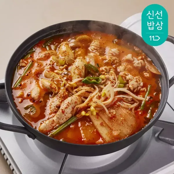 쿡솜씨 알고니탕 명태알곤이 신선야채 밀키트
