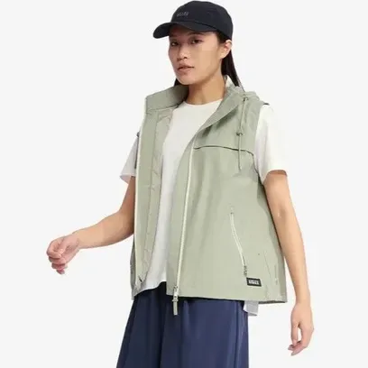 여성 고어텍스 후드 베스트 AAS25WOUT002SAU