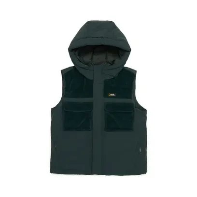 K244UDV030 HOLIDAY 다운 베스트 DGREEN