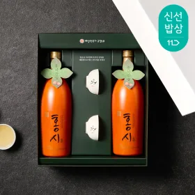 배상면주가 느린마을 홍시과실주 선물세트, 700ml 2입