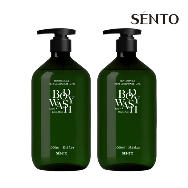 센토 데일리 퍼퓸드 모이스처 바디워시 일랑머스크향 1000ml 2개