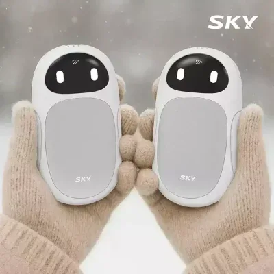 스카이 로보 2in1 충전식 손난로 전자 핫팩 C타입 HWR