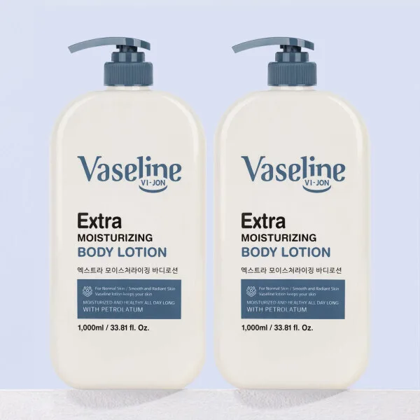 바세린 엑스트라 모이스처라이징 바디로션 1000ml 2개