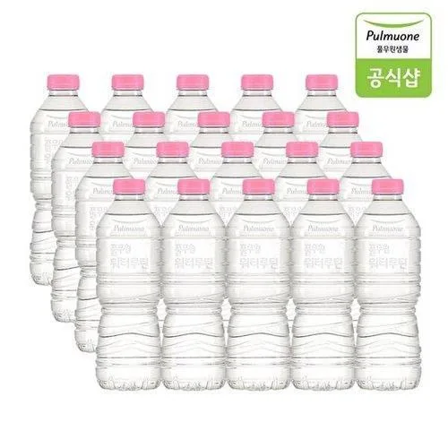풀무원 워터루틴 무라벨 생수 500mL X 40병