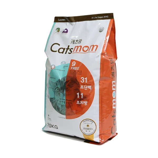 (캐츠맘 20kg/무배)20kg 뉴캐츠맘 업그레이드 전연령 구내건강고양이사료 대용량 고양이사료