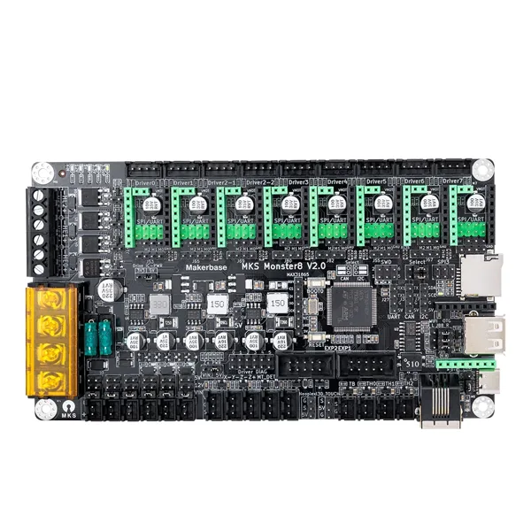 Makerbase MKS Monster8 V2 마더보드 3D 프린터용 TS35 터치 스크린 TMC2209가 포함된 32비트 제어 보드 Voron VS Spider Octopus