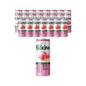 핫식스 글로우 피치&살구 355ml, 24입, 1개