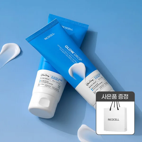 1+1 리코셀 기미·미백 수분크림 150ml 빙하수40% (저자극 색소침착 보습 임상완료)