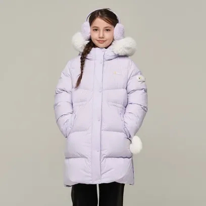 K244GDW030 셀레네 롱 덕 다운 점퍼 LAVENDER